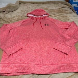 Under Armour Heathered Red Pullover Hoodie Men’s Large